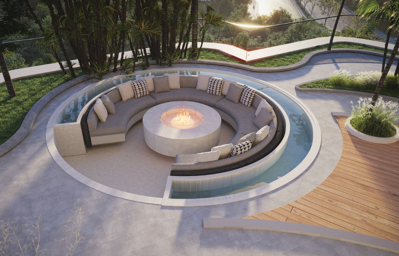Barari Heights Sunken Outdoor Seating