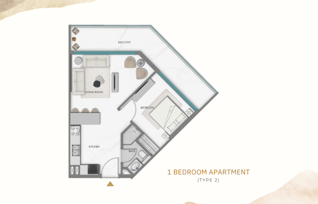 Hill South 1 BHK Type 2